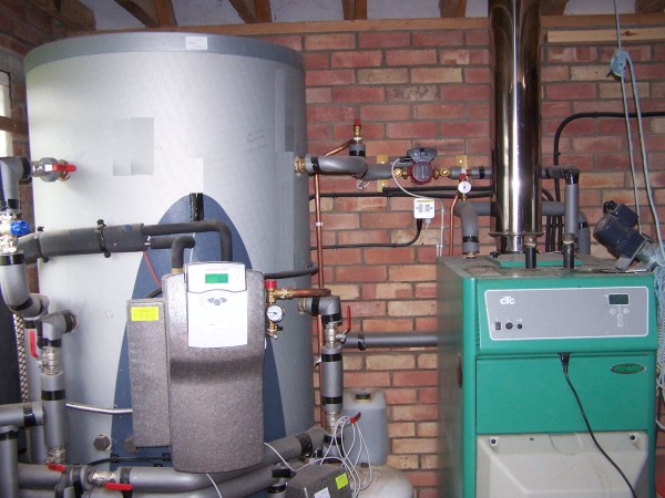 Buffer Store With A Wood Pellet Boiler Buffer Store With A Wood Pellet Boiler